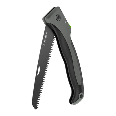 STAYGROW 7-Inch Folding Hand Pruning Saw, Heavy Duty Foldable Garden Saws with 7” Hardened SK5 High Carbon Steel Blade for Tree Trimming, Live/Dry