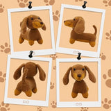 Nikolle Crochet Kit for Beginners with Step-by-Step Video Tutorials Crochet Animal Kit Crochet Starter Kits for Adults Kids - Dachshund(Brown) Nikolle