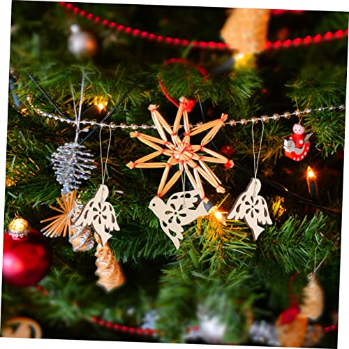 20pcs Wooden Animals Embellishments Unfinished Bird Discs Blank Wood Chips Bird Cutouts Blank Bird Craft Wooden Bird Shapes Unfinished Wood Chips SEWOART