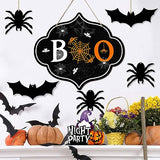 20pcs Unfinished Spider Wood DIY Crafts Cutouts Wooden Spider Shape Cutouts Halloween Wood Cutouts for Painting Halloween Tree Decorations Wreath JEKEJIAJIU