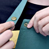 MORNITE Art Aprons for Painting Pottery Ceramics, Mens Women Kitchen Cooking Aprons Waterproof Green MORNITE