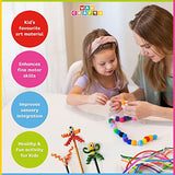 WAU CRAFTS Arts and Crafts Supplies for Kids - 1750 pcs Crafting for School Kindergarten Homeschool - Supplies Set for Kids Craft Art - Supply Kit WAU CRAFTS
