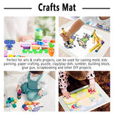 3 Pack Silicone Sheet for Crafts, Resin Jewelry Casting Molds Mat, Food Grade Silicone Placemat, Multipurpose Table Protector, Nonstick Nonskid Gartful