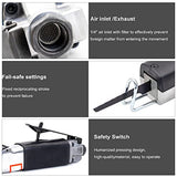 SDRTOP Air Reciprocating Saw Pneumatic body saws tool with 6pc 24T & 32T Blades Heavy Duty Hacksaw Cutter for Metal Sheet Cutting SDRTOP