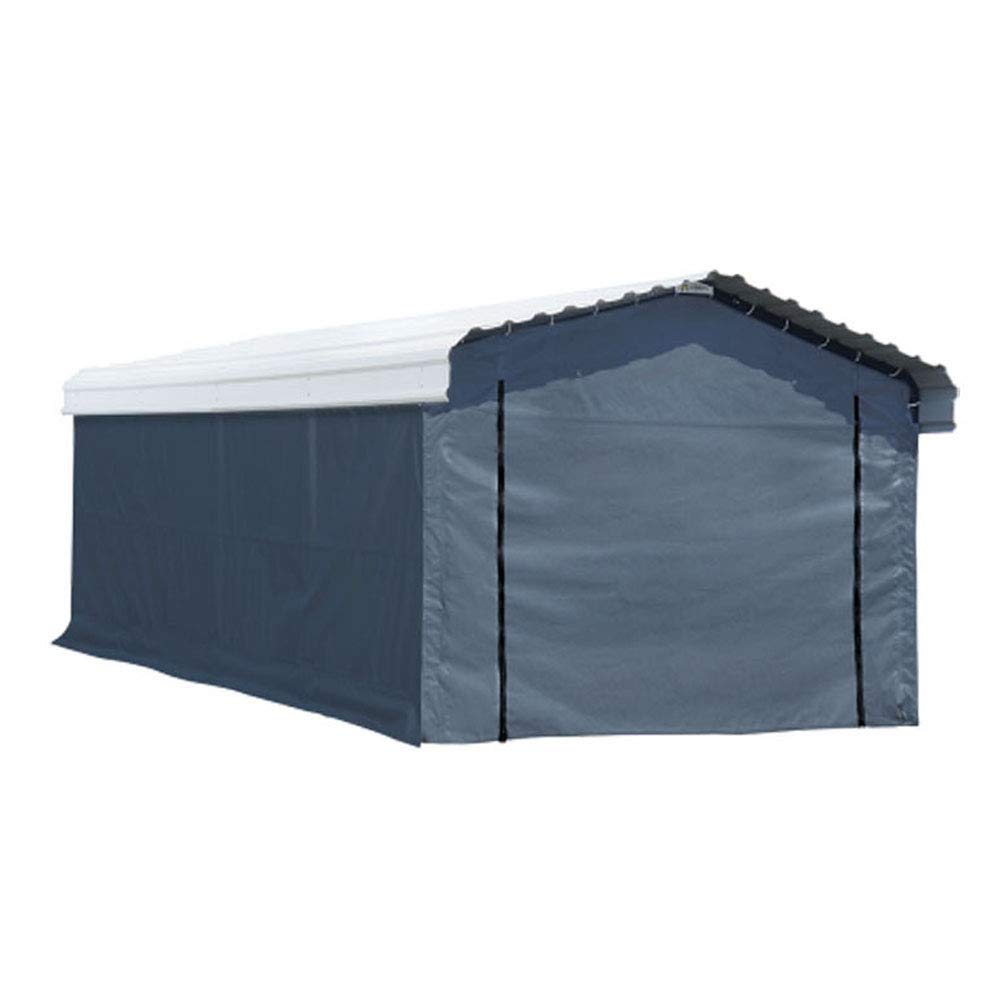 ARROW, Fabric Enclosure Kit for 12 x 20-ft Arrow Carports (Metal carport not included) Arrow
