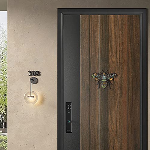 CmayAlgc 3D Wooden Bee Sculpture - Rustic Forest Decor for Home and Office CmayAlgc