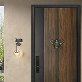 CmayAlgc 3D Wooden Bee Sculpture - Rustic Forest Decor for Home and Office CmayAlgc