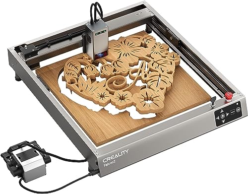 Creality Falcon 2 22W Laser Engraver,25000mm/min High Speed Laser Engraving Machine with Smart Air Assist,Flame Detection, Limit Switch, for Plywood - WoodArtSupply