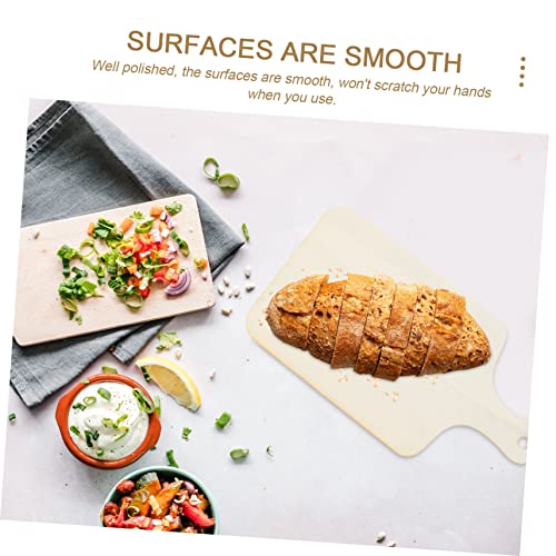 COHEALI 2pcs Diy Tray Pizza Tools Ketchup Bottles Squeeze Small Serving Board Pizza Paddle 14 Inch Unfinished Wood Paddle Unfinished Cutting Board COHEALI