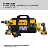 DEWALT 20V MAX* XR Cordless Drill Combo Kit, Brushless, 5.0-Ah, 2-Tool (DCK294P2) DEWALT