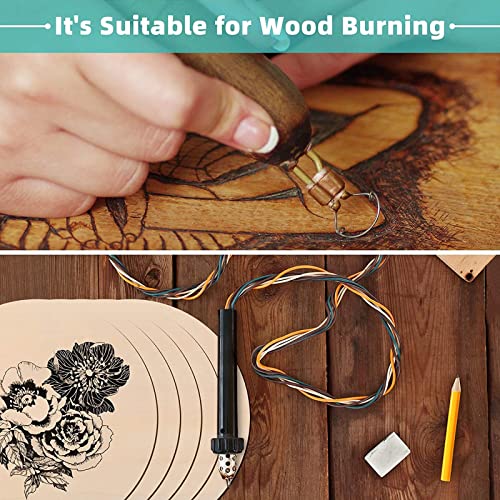16 Inch Round Wood Circles Unfinished Round Wood Cutouts for Crafts, Door Hanger Painting and Wood Burning (8 Pieces)