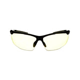 3M Performance Eyewear, Multi-Purpose Design, Black Frame, Amber Lens, 1/Pack 3M