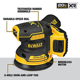 DEWALT 20V MAX Random Orbit Sander Kit, Cordless, 5-Inch, 2.Ah, 8,000-10,000 OPM, Storage Bag, Battery, and Charger Included (DCW210D1) DEWALT