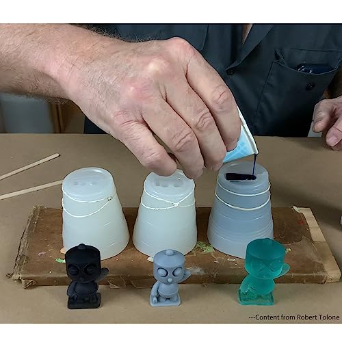 Siraya Tech Defiant 25 Platinum Silicone Mold Making DIY Kit, Food Safe, 25A Hardness, Ideal for 3D Printer UV Resin, Easy to Stop Curing Inhibition, Siraya Tech