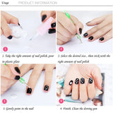 20pc Nail Art Painting Brush Pen Tools Kit UV Gel Building Drawing Linering Brushes Set Mandala Nail Dotting Pens (Pink) Lifextol