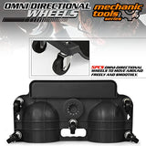 M-AUTO Rolling Knee Creeper Durable Knee Pads with Full 360 Degree Turn Casters and Tool Tray, Garage Kneeling Pads on Swivel Castors for Home M-AUTO