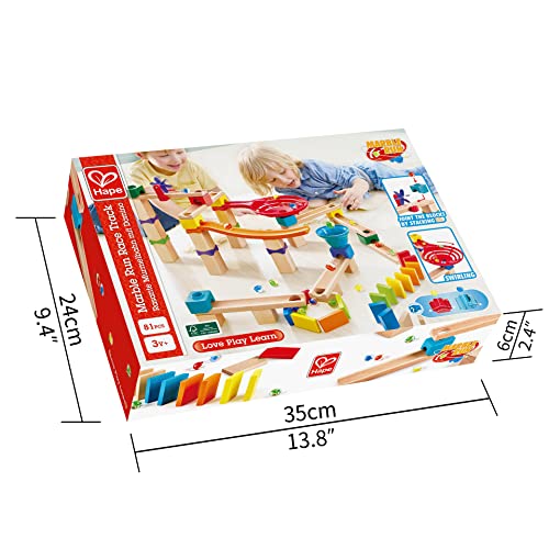 Hape Marble Run Race Track Games - WoodArtSupply