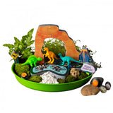 Craft-Tastic Dino Garden — DIY Nature Craft Kit — Outdoor and Indoor Grow and Play — Comes with Dinosaurs, Seeds, and Garden Decorations — for Ages PlayMonster