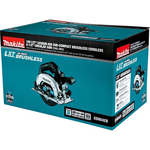 Makita XSH04ZB 18V LXT® Lithium-Ion Sub-Compact Brushless Cordless 6-1/2” Circular Saw, Tool Only - WoodArtSupply