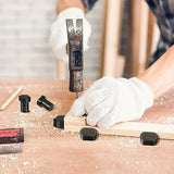 WILLBOND 10 Pcs Bench Dogs 19 mm Bench Dog Clamp Aluminum Alloy Bench Dog with Non Slip Pad MFT Table Stop Woodworking Accessories for 3/4 Inch WILLBOND