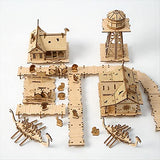bennama 3D Wooden Puzzles Viking Port Invasion Model Kits, Brainteaser and Puzzle for Christmas/Birthday,Gifts for Adults and Teens to Build bennama