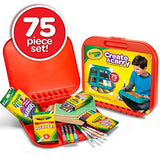 Crayola Create 'N Carry Art Set, 75 Pieces, Art Gift for Kids, Ages 5 & Up Crayola