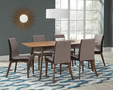 Coaster Dining Table Natural Walnut 106591 Coaster Home Furnishings