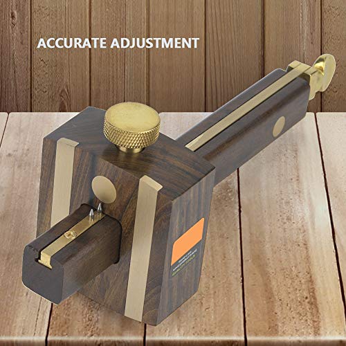 Mortise Gauge Woodworking Marking Gauge 8 inch Sliding Mark Scraper Marker Measuring Tool Adjustable Head Meter Carpentry Carpenter Accessories - WoodArtSupply