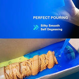 BBDINO Silicone Mold Making Kit,Liquid Silicone for Mold Making 30A Sapphire Blue,High Strength Silicone Rubber Mold Making Kit,1:1 by Volume Ideal BBDINO