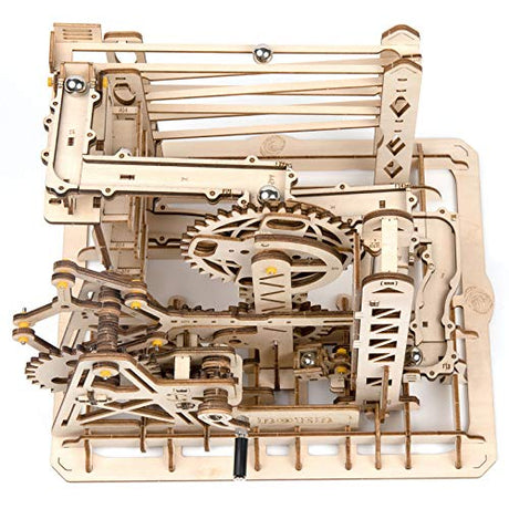 ROKR Marble Run 3D Wooden Puzzles Model Building Kits for Adults - Educational Project Brain Teaser, DIY Crafts for Adults & Kids (Ladder) ROKR