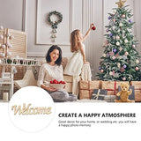 Amosfun Wedding Wooden Cutouts Wooden Slices Embellishments for DIY Craft Decorations 15pcs Amosfun