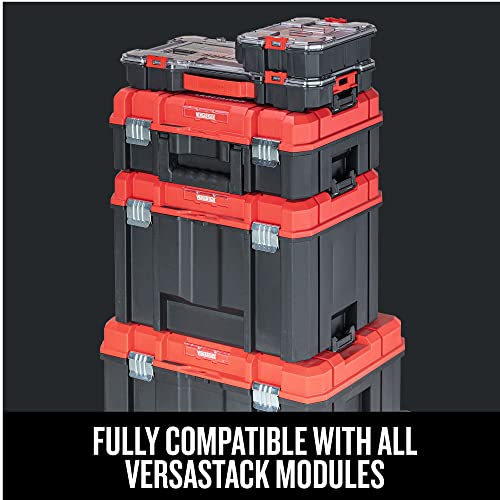 CRAFTSMAN VERSASTACK Storage Organizer, Small Parts Organizer, 20-Compartments, Lid Includes Secure Latch (CMST17828) Craftsman