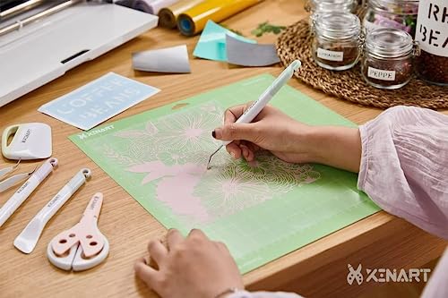 Xinart Cutting Mats for Cricut Maker 3/Explore 3/Maker/air 2,12x12 inch Standard+Light+Strong Grip 3pcs Variety Adhesive Replacement Cut Mats for - WoodArtSupply