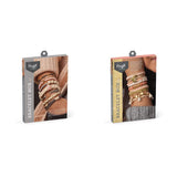 Craft Crush Bracelet Box: Blush - Makes 8 Beautiful Bracelets - Ages 13+ & — Bracelet Box: Gold — Jewelry Craft Kit — Makes 8 Amazing Bracelets — for Craft Crush