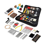 Guitar Repair Kit Set, 72 Piece Professional Guitar Repair Kit Including Guitar Strings, Plectrums, Bridge, Guitar Code For Acoustic Electric Guitar YWHWLX