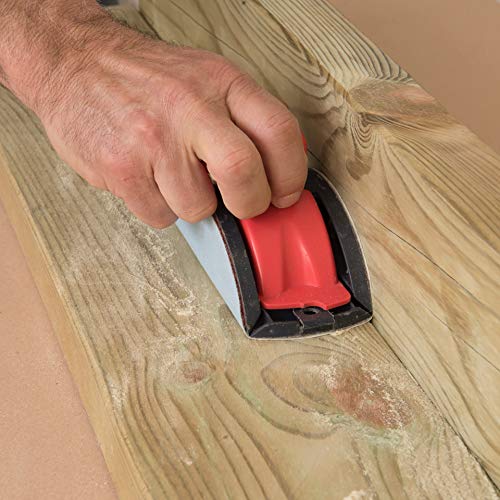 6″ Collapsible Hand Detail Sander Tool - Adjustable Manual Block Sander Sanding Block Sanders for Woodworking Hand Tools Block Plane - Dry and Wet Gator