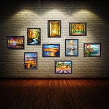 Sublimation Blanks Products for 8x10 Picture Frame, 15Pcs for DIY Halloween Christmas Photos, Double-Sided Decorative Canvas Pads Sublimation Mity rain