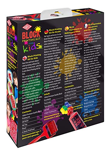 Essdee P6K4K Block Printing Kit for Kids, for 1 Year to 99 Years Essdee