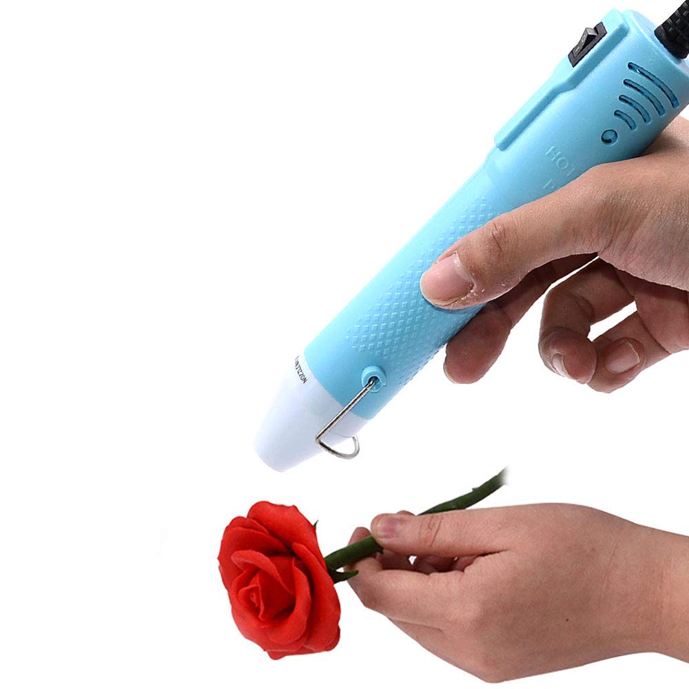 Heat Gun,mofa Embossing Mini Heat Gun,Hot Air Gun For Craft with Stand For DIY Embossing And Acrylic Paint Dryer,Multi-Purpose Electric Heating mofa
