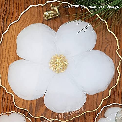 RESINWORLD 13 inches Large Silicone Tray Mold, Big Geode Silicone Mold for Resin, Irregular Shaped Round Resin Geode Tray Molds for Making Resin ResinWorld