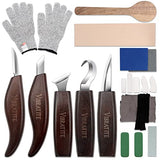 VIBRATITE Wood Carving Tools Set - Wood Carving Kit with Detail Wood Knife, Woodworking Whittling Kit for Beginners, DIY VIBRATITE
