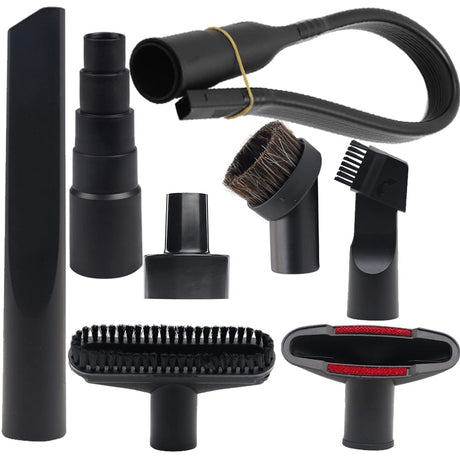 8 Pcs Household Cleaning Vacuum Cleaner Attachments for Shop Vac Accessories - 2 1/2" to 1 1/4" Vacuum Hose Adapter, 1 7/8" to 1" Adapter for Shop GIB cleaningtool