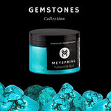 MEYSPRING Turquoise Blue Mica Powder - 50g - Epoxy Resin Color Pigment - Teal Mica Powder for Resin Ocean Art, River Tables, Woodworking - Cosmetic MEYSPRING