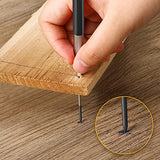 Enhon 2 MM Carpenter Pencils Set with 12 Marker Refills and Sharpener, Mechanical Carpenter Pencil Woodworking Marking Tool Solid Deep Hole Enhon