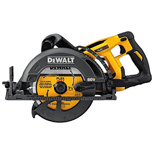 DEWALT FLEXVOLT 60V MAX* Circular Saw for Framing, 7-1/4-Inch, Tool Only (DCS577B) - WoodArtSupply