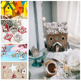 MUXGOA 20 Pack Basswood Sheets for Craft, Laser, Wood Burning, Wooden DIY Ornaments, Unfinished Thin Balsa Plywood Sheets can be Cut & Painted to MUXGOA