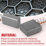 QCDENG 40PCS Electric Motor Carbon Brushes Replacement Repair Tool Set,10 Different Sizes Graphite Carbon Brush for Motor QCDENG