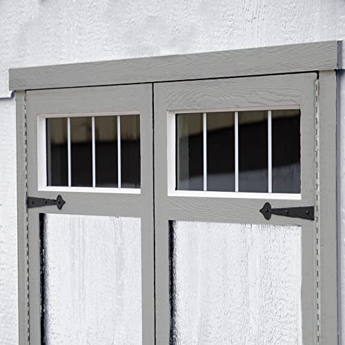 Handy Home Products Beachwood 10x12 Do-it-Yourself Wooden Storage Shed Tan Handy Home Products