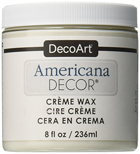 DecoArt Americana Decor Creme Wax, 8-Ounce, Clear DecoArt