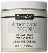 DecoArt Americana Decor Creme Wax, 8-Ounce, Clear DecoArt